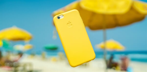 iPhone 6 6s Plus Silicone Case - Yellow